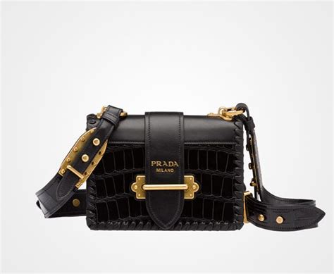 prada milano cahier bag price|Prada cahier crocodile leather bag.